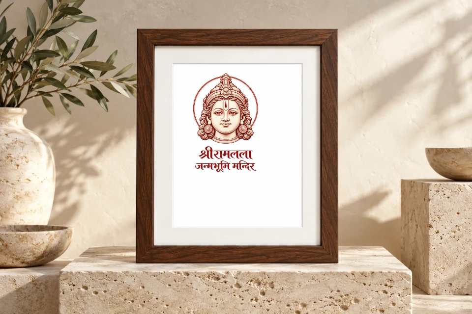 फ्रेम में स्मृति-चिह्न