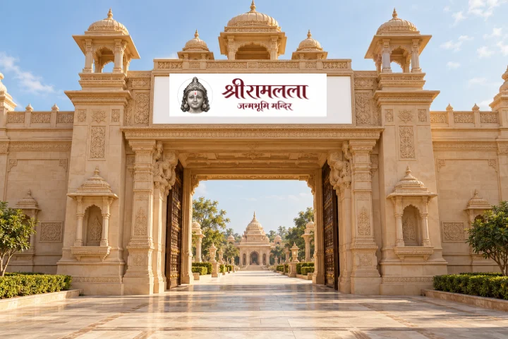 प्रवेश द्वार में portrait और नाम का उपयोग