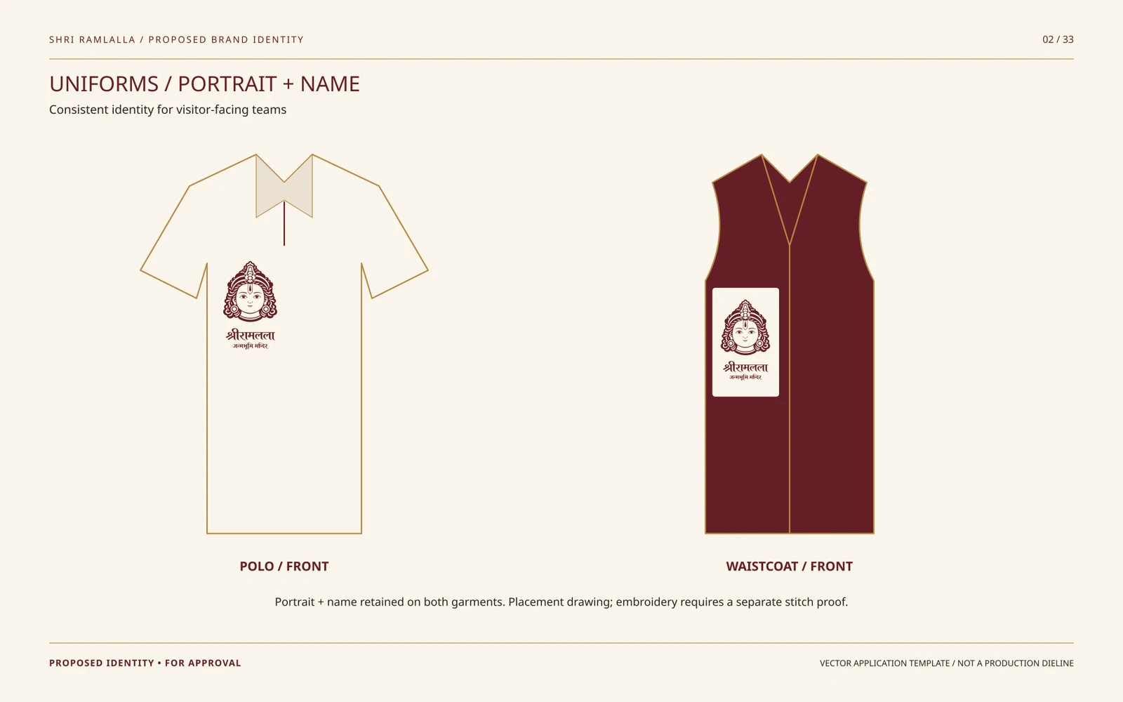02 / UNIFORMS / PORTRAIT + NAME
